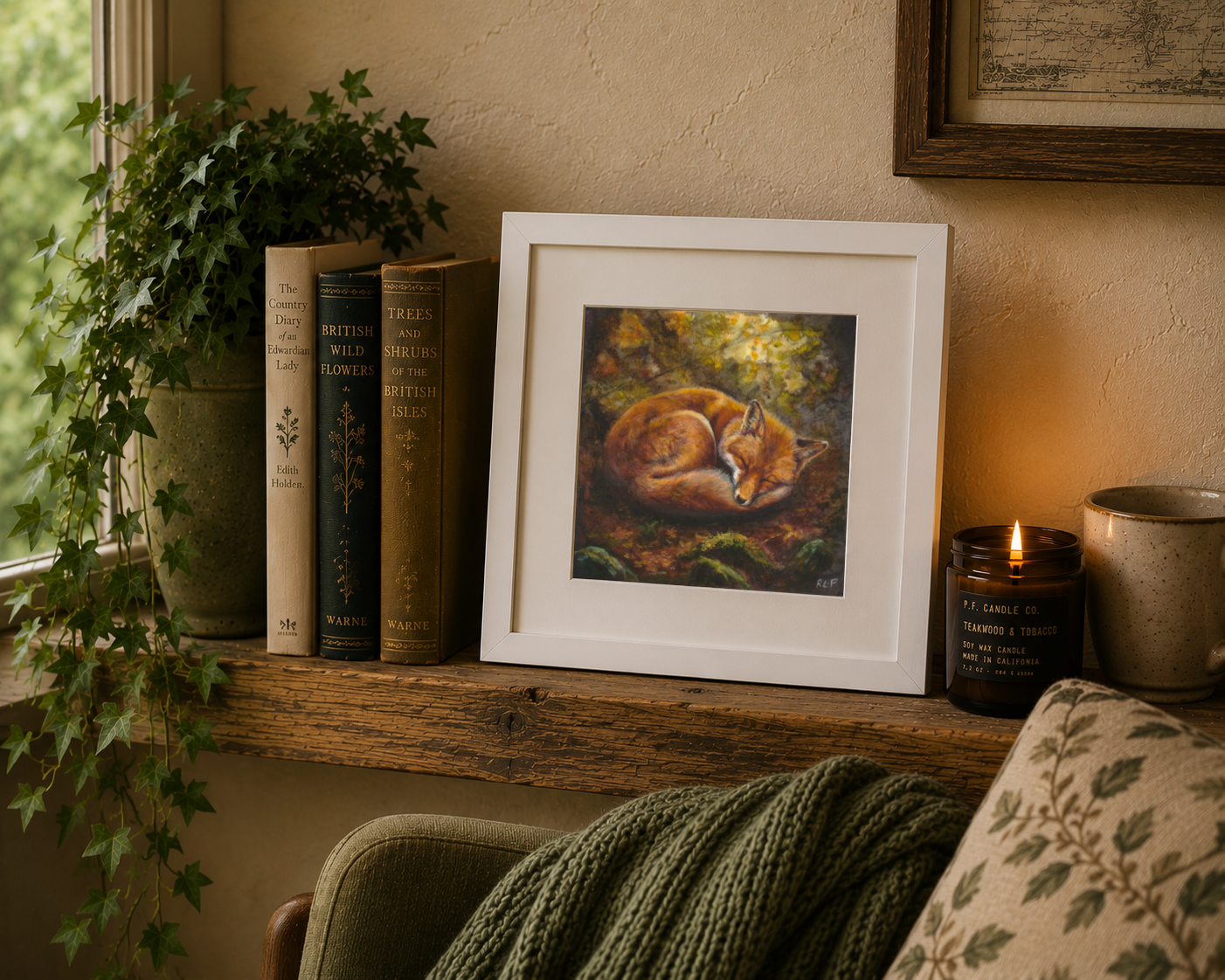 Sleeping Fox - Limited Edition Fine Art Print - Medium